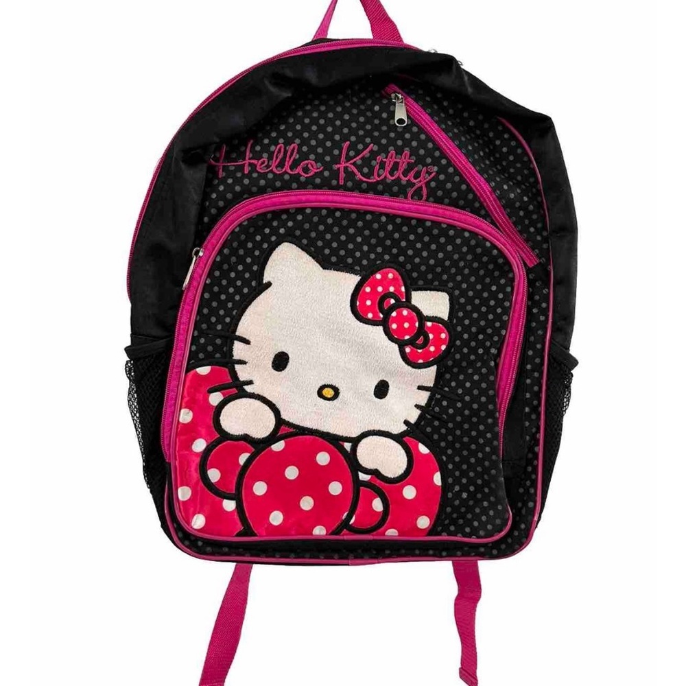 Hello Kitty Pink And Black Child’s Backpack